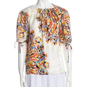 Size 2 Tory Burch silk blouse